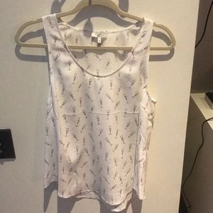 Joie champagne glass tank top